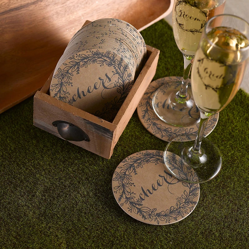 Hortense B. Hewitt Co.™ Rustic Wreath Coaster