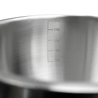 Martha Stewart Everyday 3qt. Stainless Steel Mixing Bowl with Plastic Lid