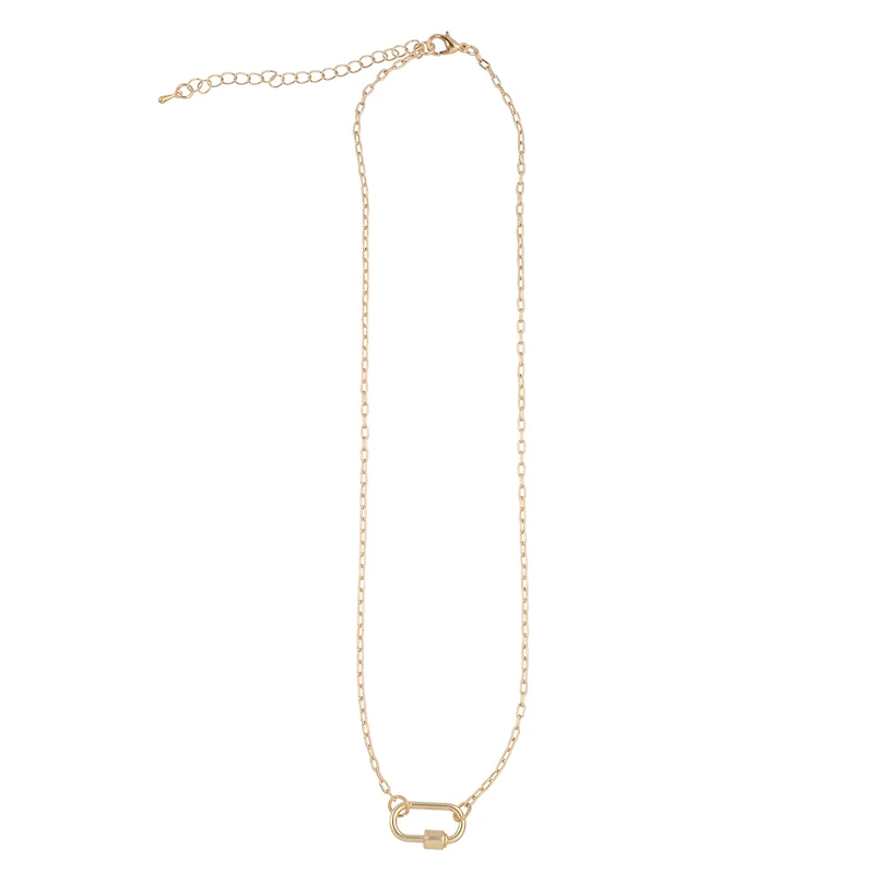 18" Gold Paperclip Necklace by Bead Landing™