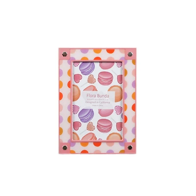 Flora Bunda 4" x 6" Polka Dot Aluminum Picture Frame