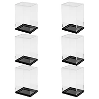 6 Pack: Clear Acrylic Vinyl Figure Display Case by Studio Décor®