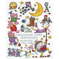 Design Works™ Nursery Rhymes Counted Cross Stitch Kit