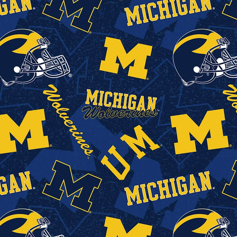 NCAA University of Michigan Wolverines Cotton Fabric