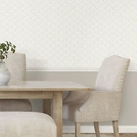 RoomMates Coastal Scallop Peel & Stick Wallpaper
