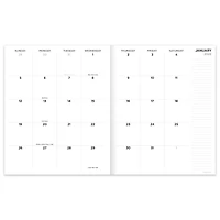 TF Publishing 2025 Navy Stripes Large Monthly Planner