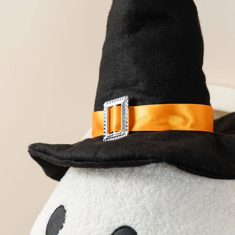 Glitzhome® 65.25"H Lighted Halloween Oversized Fabric Ghost Shelf Sitter