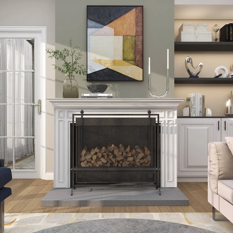 The Novogratz 14" Silver Stainless Steel Abstract U-Shaped Candelabra