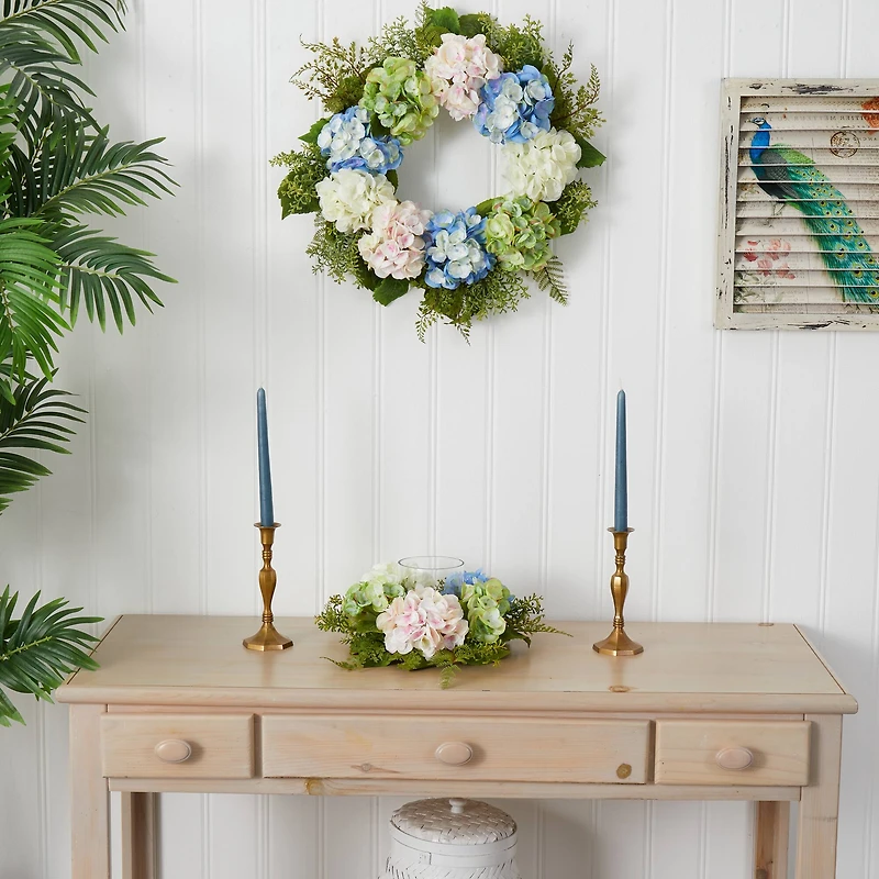 5.5" Hydrangea Candelabrum