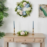 5.5" Hydrangea Candelabrum