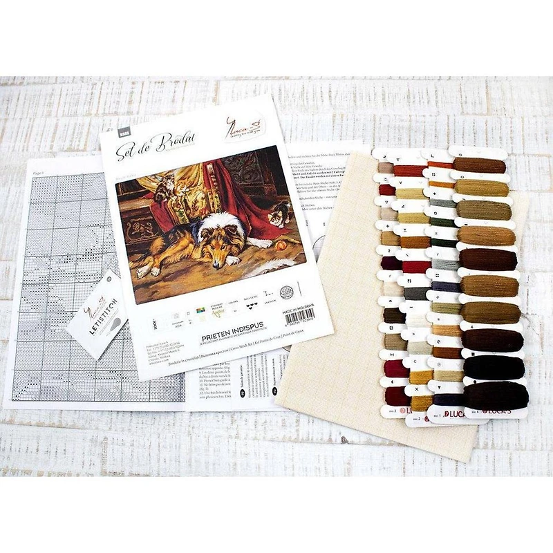 Luca-s A Reluctant Playmate Counted Cross Stitch Kit