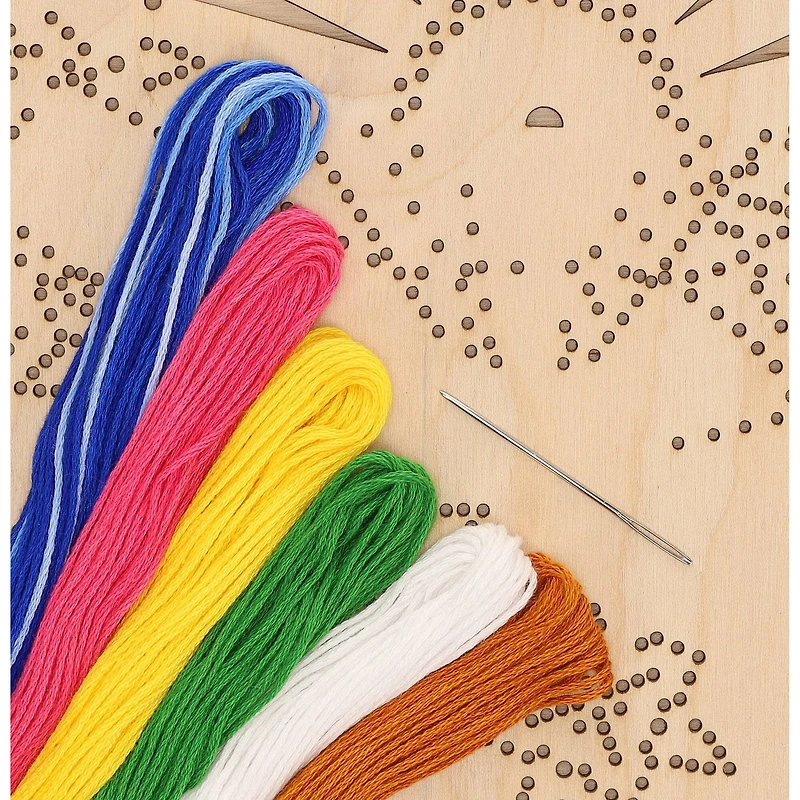 Leisure Arts® Advanced Ocean Flower Wood Stitchery Kit