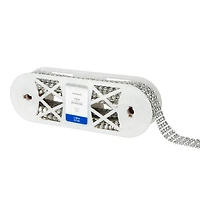 1.29" Silver Round Rhinestone Mesh Trim by Celebrate It® Fashion Mode