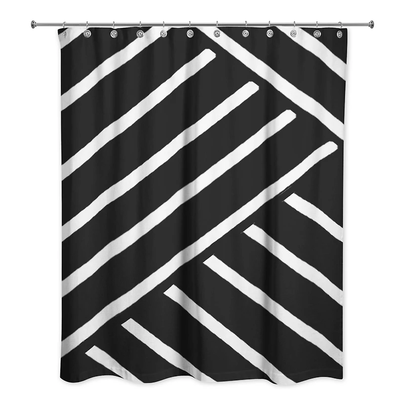 Herringbone Shower Curtain