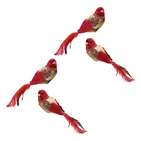 Jeweled Tapestry Bird Clip, 2 Pack of 2