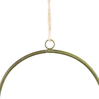 Hello Honey® 20" Oxidized Metal Hanging Planter