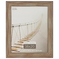 Home 16" x 20" Rustic Brown Frame by Studio Décor®