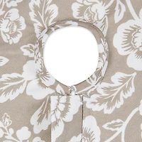 DII® Stone Floral Print Outdoor Tablecloth with Zipper, 60 Round