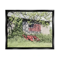 Stupell Industries Americana Lush Country Greenery Floater Framed Art