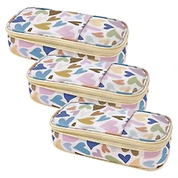 Teacher Created Resources Hearts Pencil Cases, 3ct.