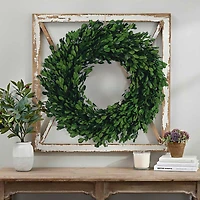 Hello Honey® 13" Green Boxwood Wreath