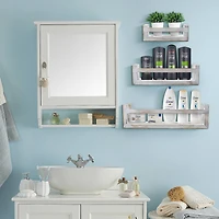 Sorbus Rustic Floating Shelves Set