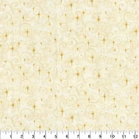 Fabric Traditions Gold Stars Cotton Fabric