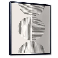 Designart - Minimal Geometric Lines And Circle VII