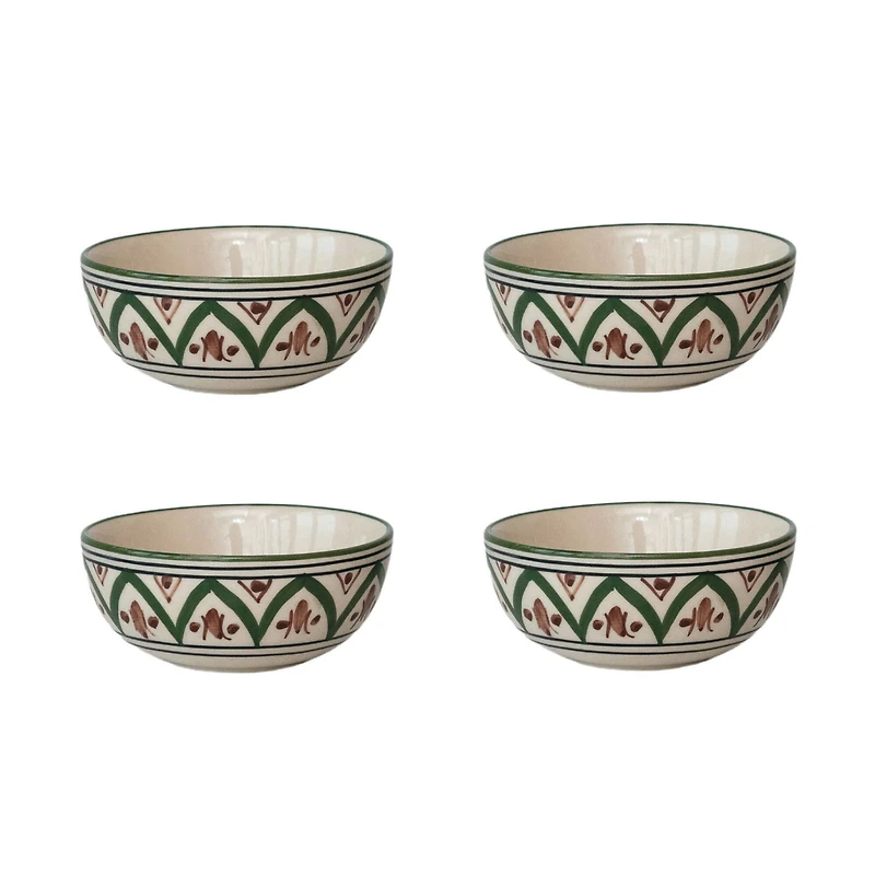 Hello Honey® 4" Mosaic Stoneware Bowls, 4ct.