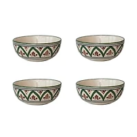 Hello Honey® 4" Mosaic Stoneware Bowls, 4ct.
