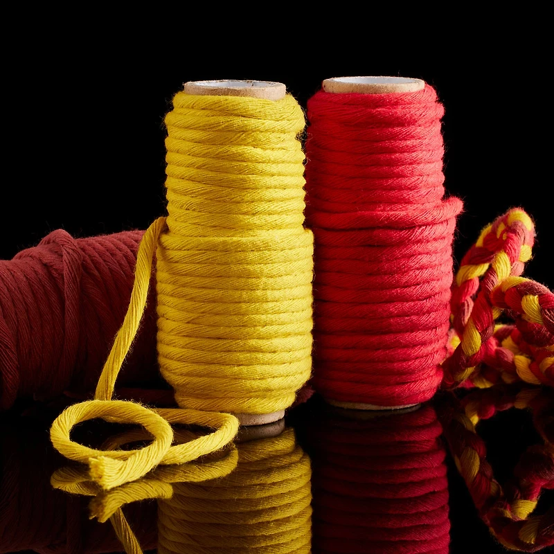 3mm Red Cotton Macramé Cords by Bead Landing™