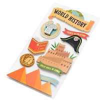 World History Dimensional Stickers by Recollections™