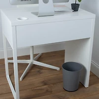 Bath Bliss Gray Trash Can