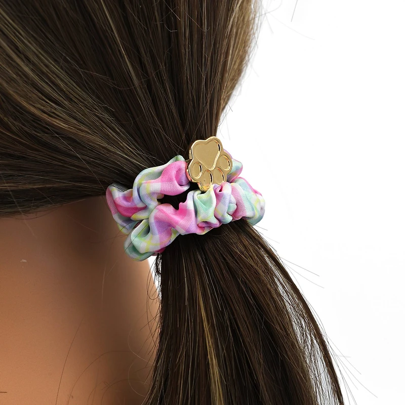 Pink Plaid Scrunchie by Fab Finds
