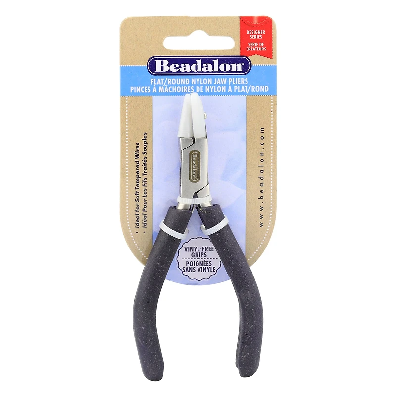 Beadalon® Designer Series Flat/Round Nylon Jaw Pliers