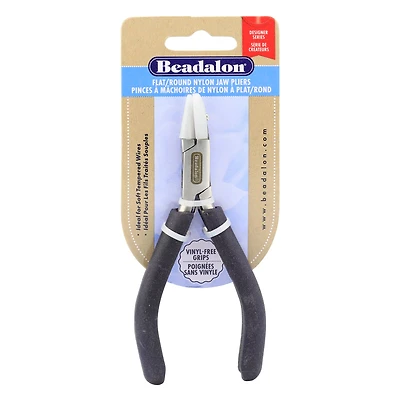 Beadalon® Designer Series Flat/Round Nylon Jaw Pliers