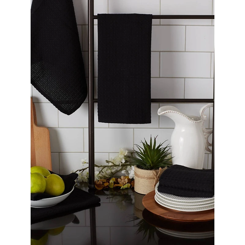 DII® Recycled Cotton Waffle Dish Towels