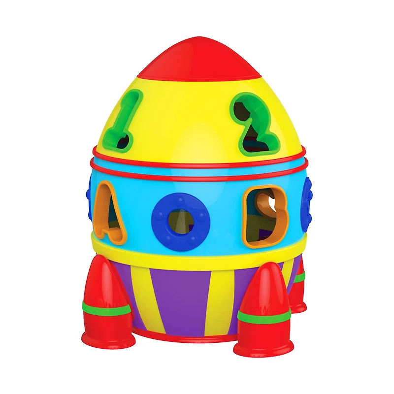 Early Learning - Rocket Shape Sorter