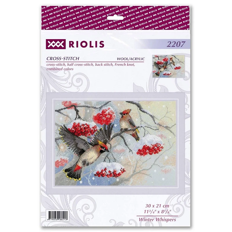 RIOLIS Winter Whispers Counted Cross Stitch Kit