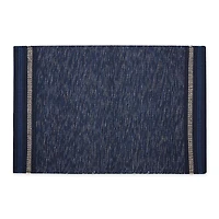 DII® Modern Stripe Variegated Handwoven Recycled Yarn Rug