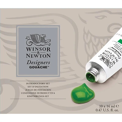 Winsor & Newton™ Designers Gouache™ 10 Color Introductory Set