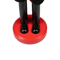14" Black & Red Wooden Vampire Halloween Nutcracker