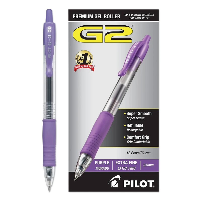 12 Packs: 12 ct. ( total) Pilot® G2® Fine Point Smoke Barrel Premium Retractable Gel Pen