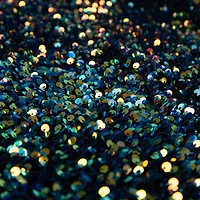 Glitzhome® 48" Navy Blue Sequin Christmas Tree Skirt