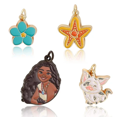 Disney® Moana 4-Piece Enamel Charm Set