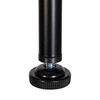 Honey Can Do Black 6-Tier Space-Saving Shelving Tower