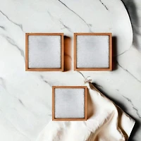 ArtSkills® 3 Pack 10" x 10" Wood Framed Metal Plaque