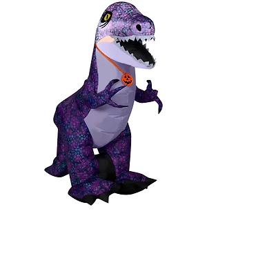 3.5ft. Airblown® Inflatable Halloween Purple Dinosaur with LED Lights