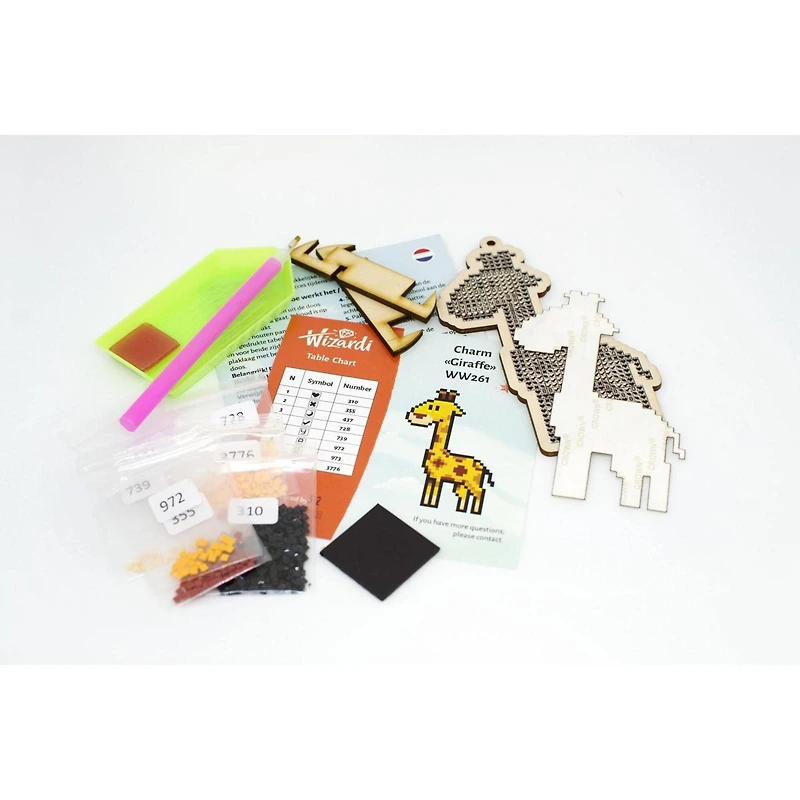 Wizardi Diamond Painting Kit Pizza