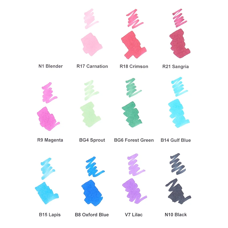 Dual Tip Jewel Tone Sketch Marker Set by Artist's Loft™