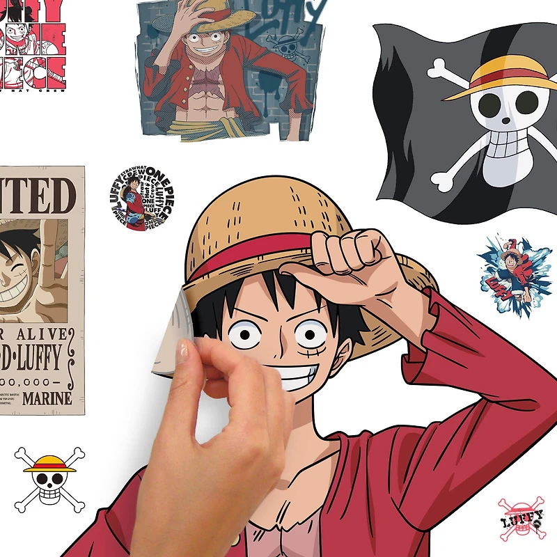 RoomMates One Piece Luffy Giant Peel & Stick Wall Decals